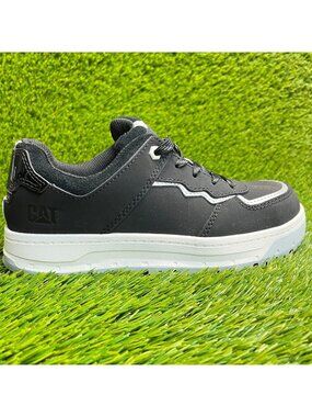 Caterpillar Streamline Court Womens Size 6 Black Composite Toe Safety Work Shoes